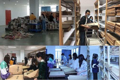 图6：日本无码a片
学生支部进行图书馆历史资料整理劳动教育实践课活动